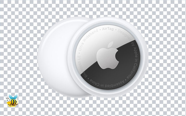 Apple AirTag Front and Back Transparent PNG