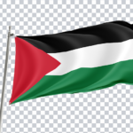 3D Palestine Flag PNG