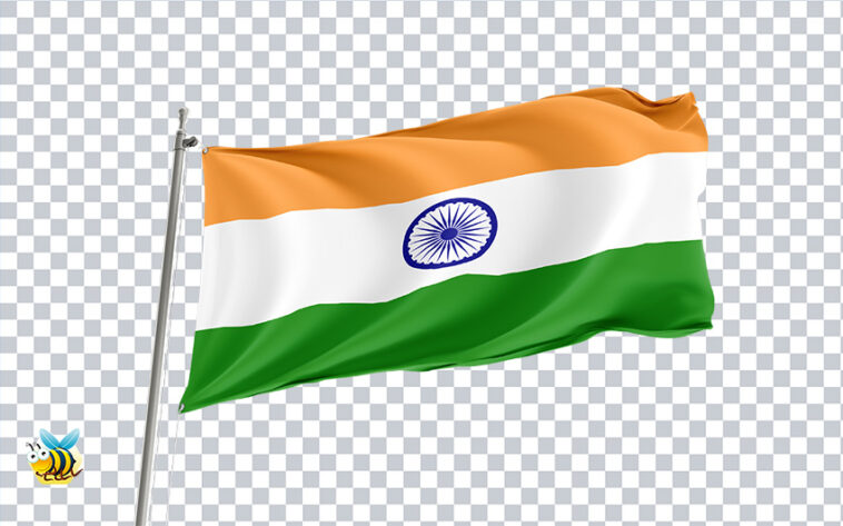 3d indian flag png