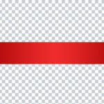 Transparent Red Banner PNG