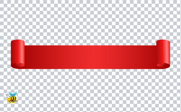 Transparent Red Banner PNG