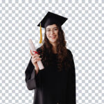 Graduation Girl PNG
