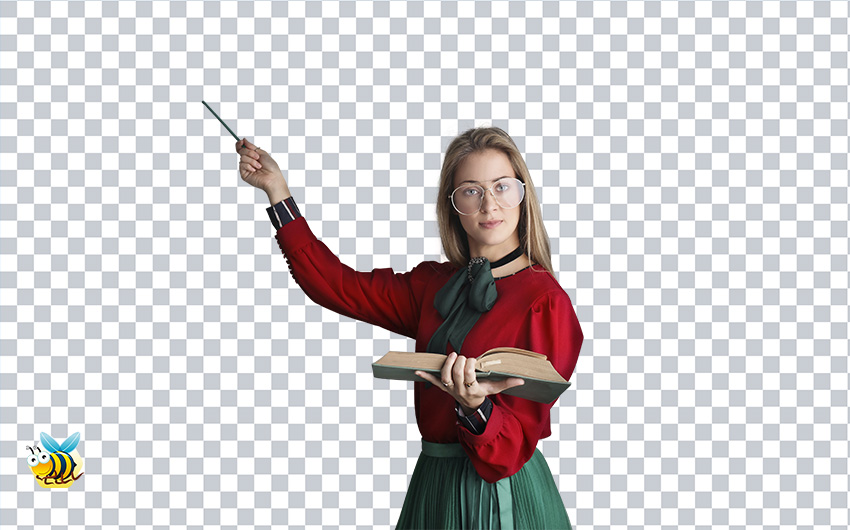 Woman Pointing PNG