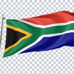 3D South Africa Flag