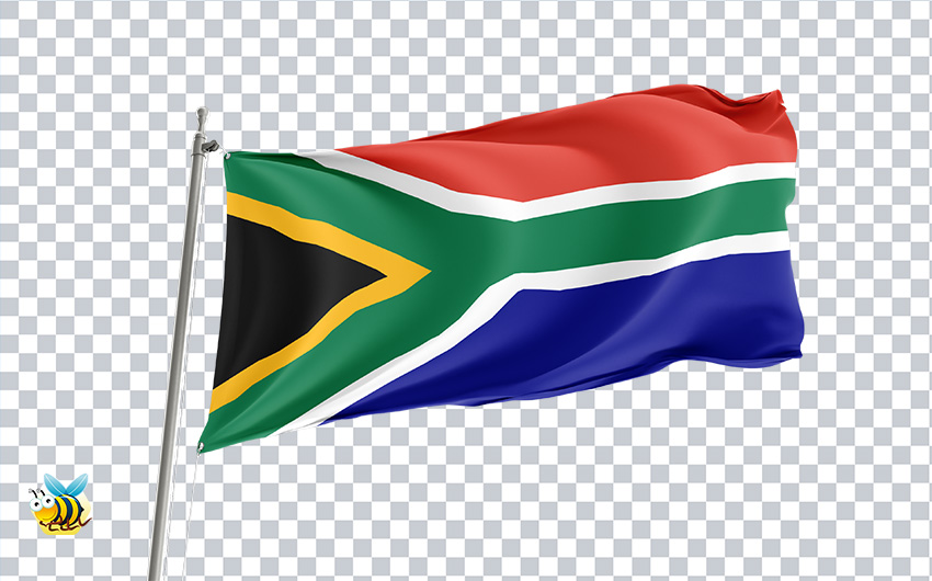 3D South Africa Flag