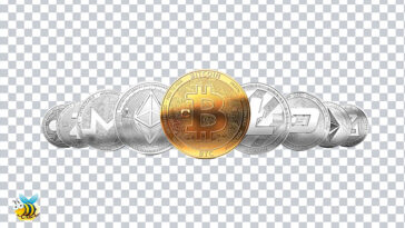 Cryptocurrency Coins PNG