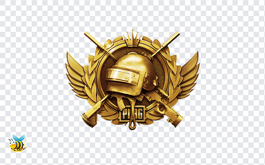 PUBG Golden Badge PNG