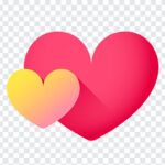 Colorful Hearts PNG