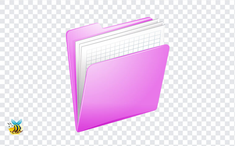 Pink Folder Icon PNG