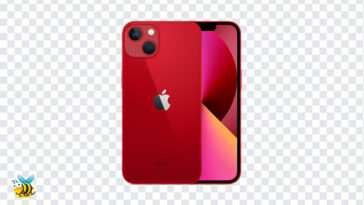 Apple iphone 13 product red PNG