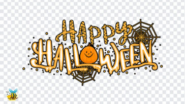 Happy Halloween Text PNG