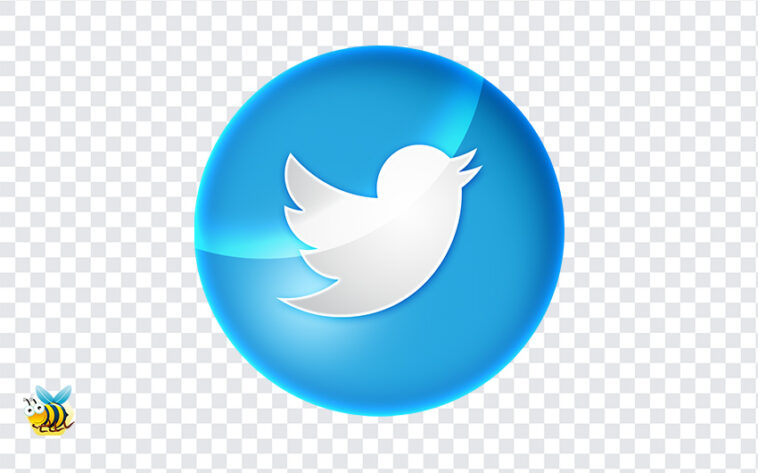 Glossy Twitter Icon PNG