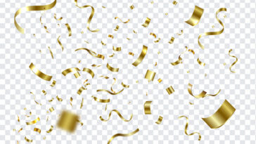 Gold Confetti PNG, Gold Confetti, Gold, Confetti PNG, Confetti, Transparent Confetti PNG,