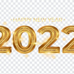 Golden New Year 2022 PNG, Golden New Year 2022, Golden New Year, Golden 2022 PNG, New Year 2022 PNG,