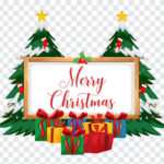 Merry Christmas Board PNG