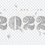 New Year 2022 Silver Glitter PNG, New Year 2022 Silver Glitter, New Year 2022, 2022 Silver Glitter, Silver Glitter, PNG Images,