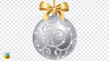 Silver Christmas Ball PNG, Silver Christmas Ball, Silver Christmas, Christmas Ball, Christmas,
