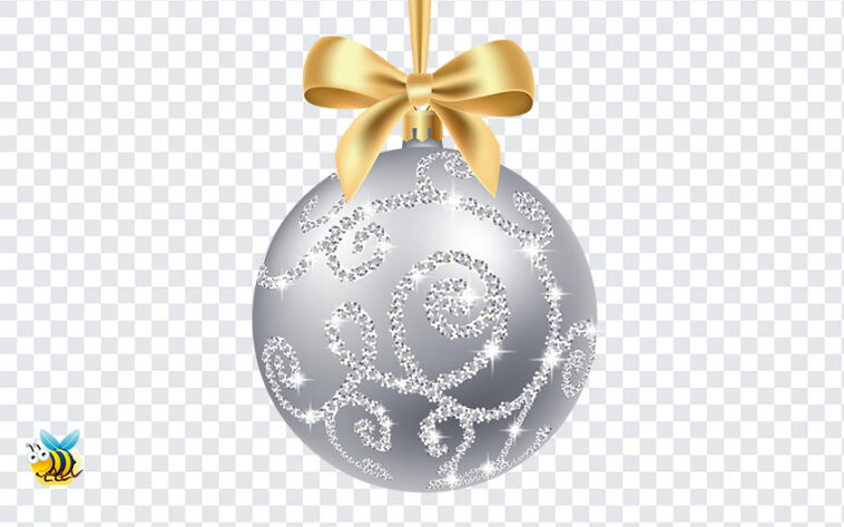 Silver Christmas Ball PNG, Silver Christmas Ball, Silver Christmas, Christmas Ball, Christmas,