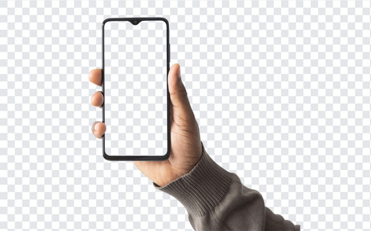 Hand Holding Phone PNG, Hand Holding Phone, Holding Phone PNG, Mobile in hand, Free png,