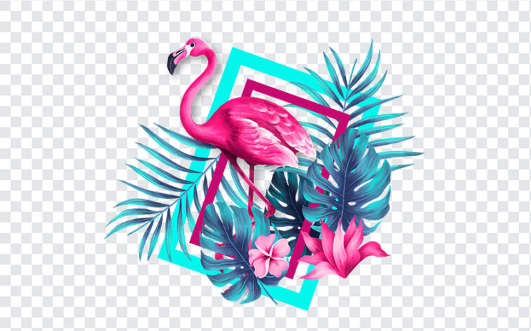 Watercolor Tropical Artwork PNG, Watercolor Tropical Artwork, Tropical Artwork PNG, Watercolor Artwork PNG Watercolor, Flamingo png, watercolor flamingo,