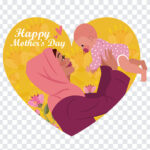 Mother s Day PNG, Mother s Day, Happy Mother s Day PNG, Muslim Mother Illustration, Muslim Mother,