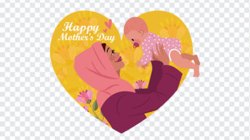 Mother s Day PNG, Mother s Day, Happy Mother s Day PNG, Muslim Mother Illustration, Muslim Mother,