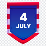 July 4th Flag PNG, July 4th Flag, July 4th, USA,