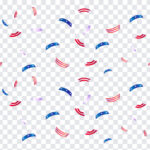 USA Confetti PNG, USA Confetti, Confetti PNG, USA, Confetti, Red and Blue Confetti,