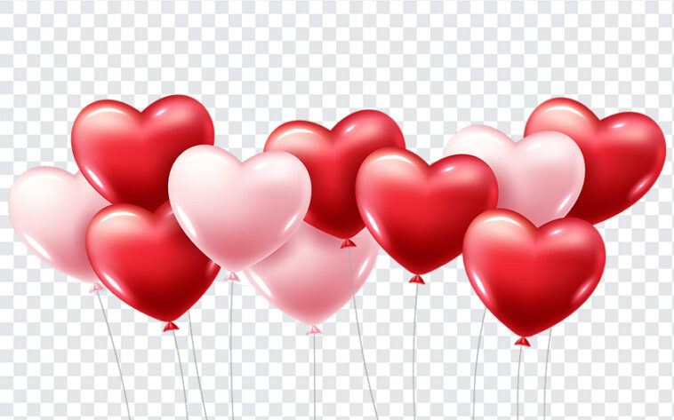 3d heart balloons png, 3d heart balloons, 3d hearts, heart balloons png, heart balloons,