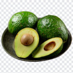 Avocado in a dish PNG, Avocado, Avocados, Fruits,