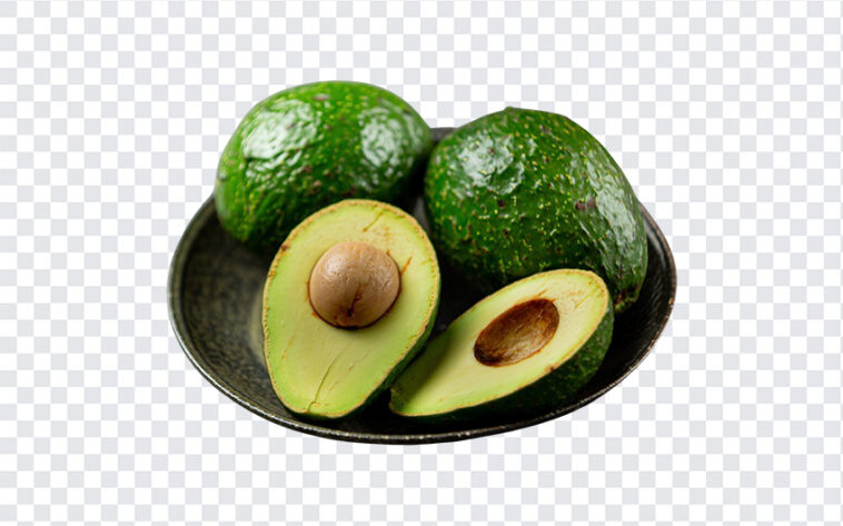 Avocado in a dish PNG, Avocado, Avocados, Fruits,