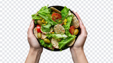 Holding a Salad Bowl PNG, Holding a Salad Bowl, Salad Bowl PNG, Salad Bowl,