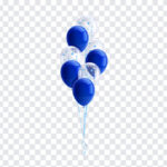 Blue Balloons PNG, Transaprent Balloons PNG, Blue and Transparent Balloons PNG, Party, Party Balloons PNG,