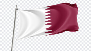 3D Qatar Flag PNG, 3D Qatar Flag, Qatar Flag PNG, Qatar Flag, Flags, 3D Flags,