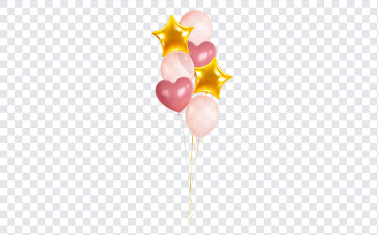 Pink and Gold Balloons PNG, Pink and Gold Balloons, Balloons PNG, Pink Balloons PNG, Gold Balloons PNG, Balloons,