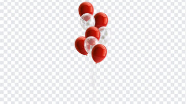 Red and Transparent Balloons PNG, Red and Transparent Balloons Red Balloons, Transparent Balloons, PNG Balloons,