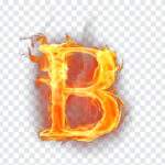 Letter B Fire, Letter B, Letter B Fire PNG, Letter, PNG Images, Transparent Files, png free, png file,