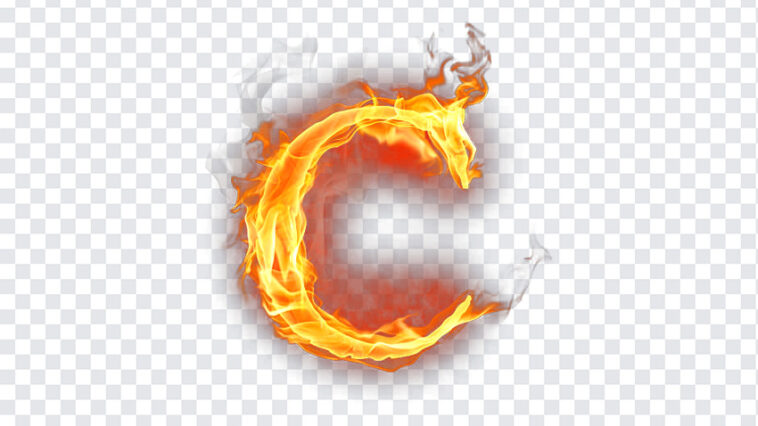 Letter A Fire Png Download Free Freebiehive