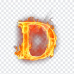 Letter D Fire, Letter D, Letter D Fire PNG, PNG Images, Transparent Files, png free, png file,