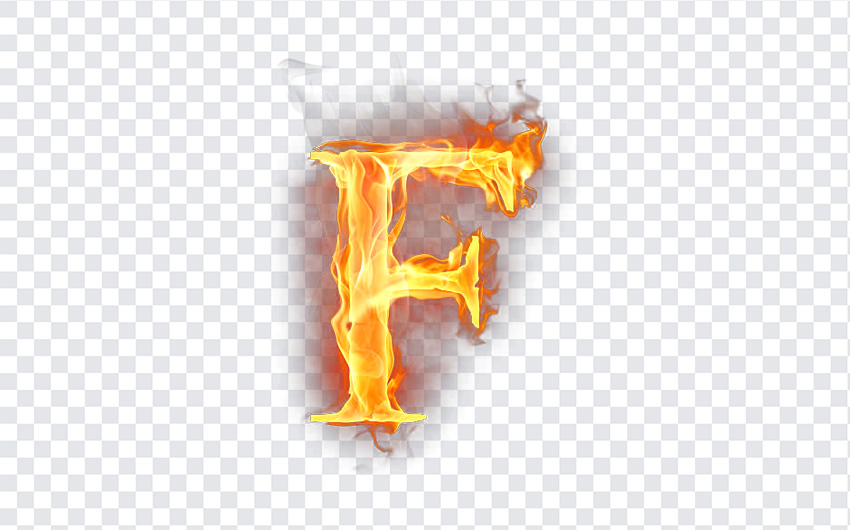 Letter F Fire PNG | Download FREE from the Freebiehive