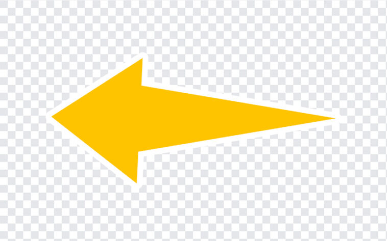 Yellow Arrow, Yellow, Yellow Arrow PNG, PNG Images, Transparent Files, png free, png file,