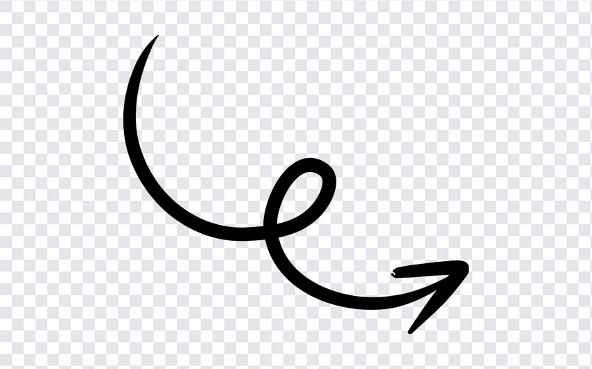Curly Arrow PNG | Download FREE from the Freebiehive