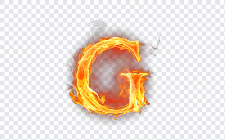 Letter G Fire, Letter G, Letter G Fire PNG, Letters, PNG Images, Transparent Files, png free, png file,