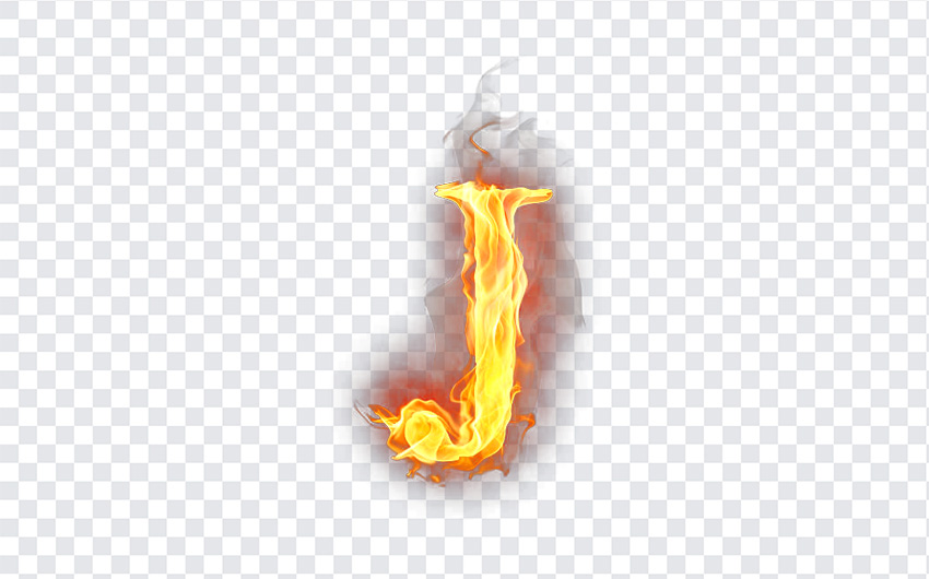 Letter J Fire PNG | Download FREE from the Freebiehive