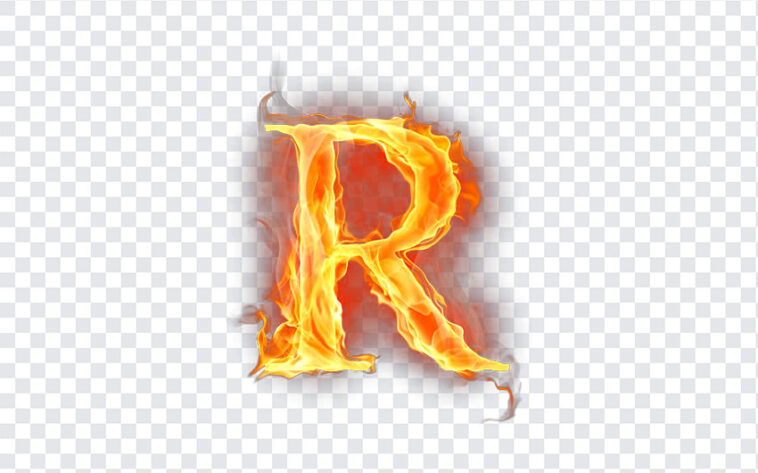Letter R Fire, Letter R, Letter R Fire PNG, Letter, Fire Letters, PNG Images, Transparent Files, png free, png file,