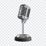 Silver Mic, Silver, Silver Mic PNG, PNG Images, Transparent Files, png free, png file,