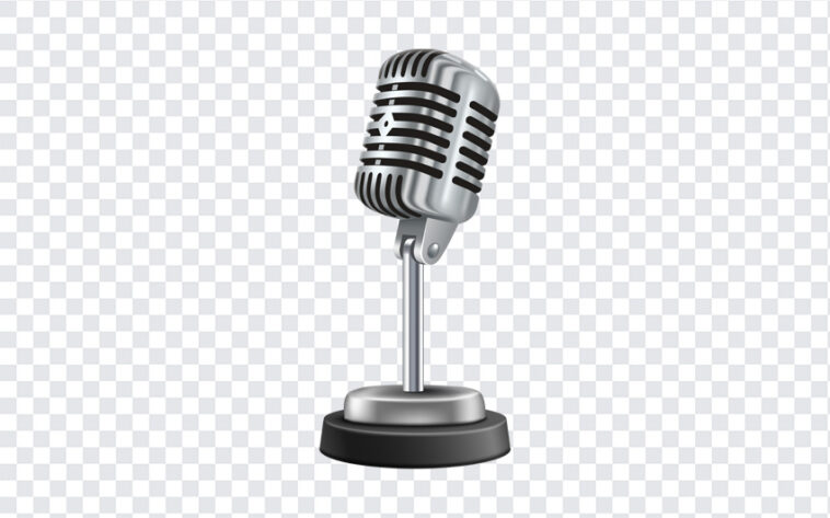 Silver Mic, Silver, Silver Mic PNG, PNG Images, Transparent Files, png free, png file,