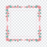 Floral Frame, Floral, Floral Frame PNG, Floral Fram Clip Art, Clip Art, PNG Images, Transparent Files, png free, png file,
