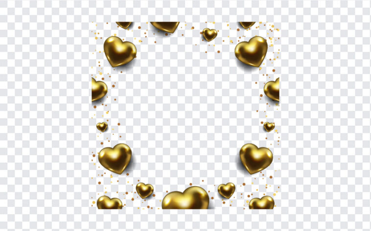 Golden Hearts Glitter Frame, Golden Hearts Glitter, Golden Hearts Glitter Frame PNG, Golden Hearts, Glitter PNG, PNG Images, Transparent Files, png free, png file,