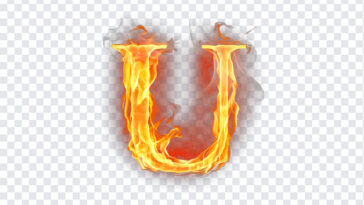 Letter U Fire, Letter U, Letter U Fire PNG, Letter, PNG Images, Transparent Files, png free, png file,